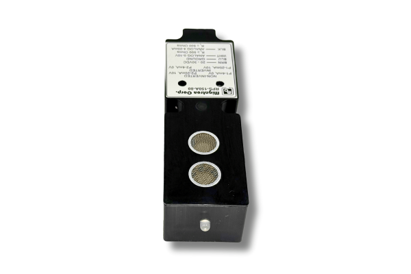 top of broad sensing beam ultrasonic sensor